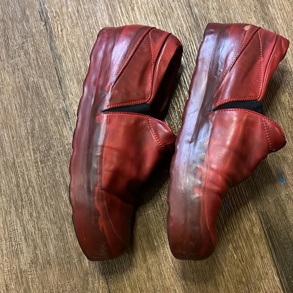 Rubber Soul mens Men\'s Red Leather Slip-On Shoes size 42 main image 6